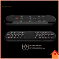 [Ni] Wechip W2 Pro Wireless Keyboard 24G 3-in-1 Function ABS Air Mouse Touchpad Keyboard for Smart T