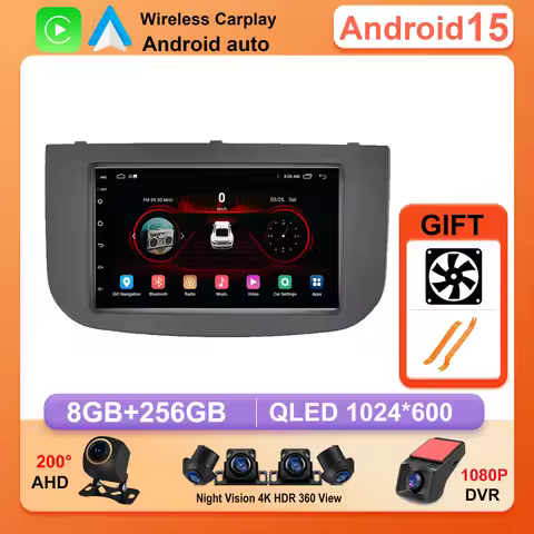 Android 15 For MITSUBISHI COLT Z30Z30GZ3BZ3V 2007-2012 Car Radio 2 Din Carplay Bluetooth Touch Scree
