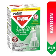 Baygon Liquid Electric Repeller Refill / Mosquito Repellent, 21.9ml
