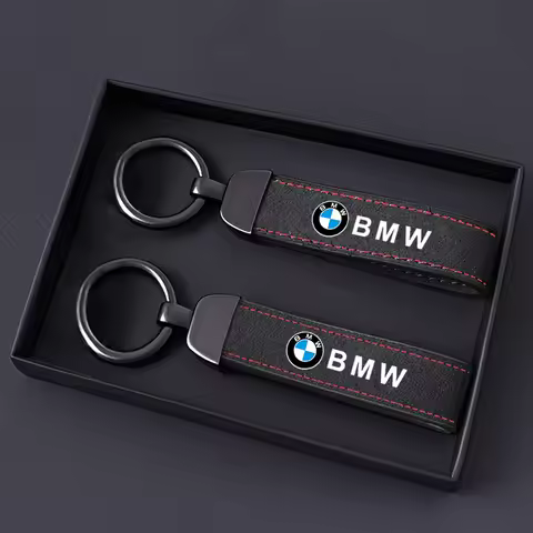 Car Styling Suede Keychain Anti-loss Ring Pendant Gifts For BMW 1 3 5 7 Series X1 X3 X4 X5 F10 F15 F