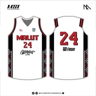 MSI Basketball Jersey - PON 3x3 MALUKU NORTH White