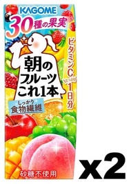 FI0398 KAGOME 30 種果實雜果汁 200ml x (2盒裝) 此日期前最佳：2026年12月13日