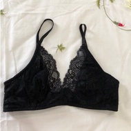 Si bra size 70/75 C black lace without padding