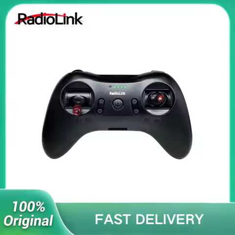 Radiolink T8S Gamepad RC Transmitter 2.4G 8CH with R8EF Receiver for FPV Drone Simulator 2000m Range