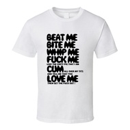 Kourtney Kardashian Beat Me Bite Me Whip Me T Shirt