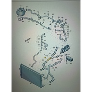 1C0121087E Water Pipe Tee 1.6 FABIA Rapid Yeti Polo 6C