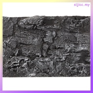 🖼️ Turtle Tank Latar Belakang Papan Akuarium Reptilia Warna Abu-abu Gelap 1Pcs 45.0X30.0X2.0In