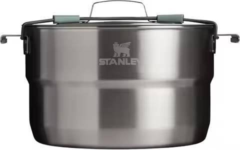 Wildfare Core 26-Piece Stainless Steel Cookset | 4 qt Pot and Lid with Fold & Lock Handle | Camping 