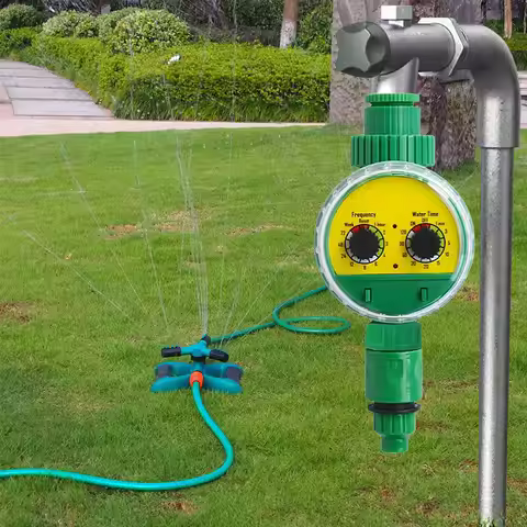 Rain Prediction Single-Channel Dialing Water Timer, Home Garden Irrigation Timer, Automatic Watering