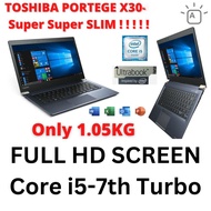 Super Slim Ultrabook Toshiba Portege X30 /Core i5-7th /SSD 256GB /8GB Ram /Window 10 pro /4 Core pro