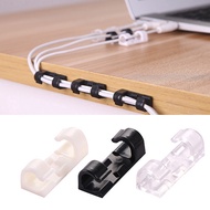 20Pcs/Set Self-Adhesive Plastic Charging Cable Wire Clips Ties  Organizer