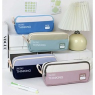 Tome Nice 2 Layer Pencil Bag / Pencil Case Soft Zip G61064
