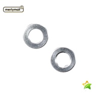 MERLYMALL 8Pcs Damper Spacer Washer, d2.6xD5x2 Aluminium Alloy Shock Absorber Spacer, Practical Silver Tone Grommet Spacer Pads for RC Model Car