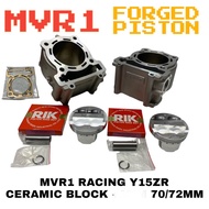 Y15ZR MVR1 CERAMIC BLOCK 70/72MM CLEAR STOCK