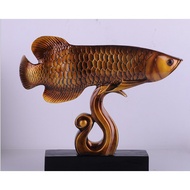 Feng Shui arowana fish statue