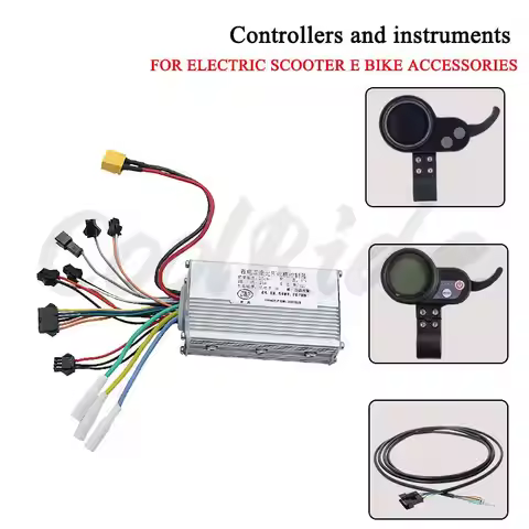Electric Scooter Dual Drive Controller JP 48V 52V Hall Brushless Controller AB Front and Rear Drive 
