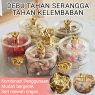 KTV Living Room KTV Fruit Snacks Rotatable Fruit-Table Dried Fruit Tray Crown Set of 5 Pieces-Coffee