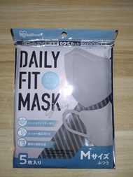 日本 IRIS HEALTHCARE DAILY FIT MASK 5枚 M碼 口罩