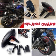 MOTORCYCLE UNIVERSAL SPLASH GUARD CARBON BLACK R15 MT15 R25 MT25 CBR150R CBR250RR GSX R150 REAR FEND