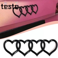Trunk Tail Label Badge, ABS Plastics Heart-shaped Love Heart Logo Rear, Modified Love Tail Label for