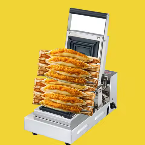 600W Sandwich Panel Making Machine Sandwiches Non-Stick Coating Sandwich Grill Machine