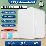 8L Mini Refrigerator Portable Car Refrigerator Dual-purpose Dormitory Refrigerating Room Cosmetic Re