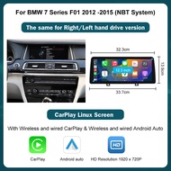 Wireless Apple CarPlay Linux Touch Screen For BMW 7 Series 2008-2015 F01 F02 F03 CIC NBT System Andr