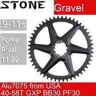 Stone Chainring for Gravel Rival 11 22 Force 11 22 Direct Mount DM Chainring Hollow Tooth Plate for 