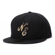New Era Script Mini Metal Badge Black 59FIFTY Fitted Cap Baseball Cap