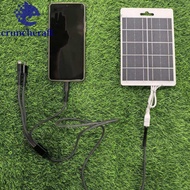 CRUNCHCRAFT​ 5V Solar Panel, Waterproof Portable USB Solar Panel, Power Supply Environment Protectio