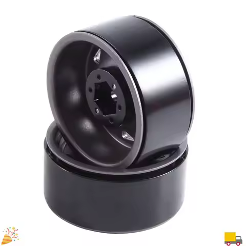 4PCS 1.9Inch Metal Beadlock Wheel Hub Rim For 1/10 RC Crawler Car TRX4 Axial SCX10 Redcat Gen8