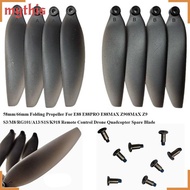 MYTHIS Remote Control Drone Parts, 58mm/66mm Plastic Folding Propeller Blades, Universal Black Quadc