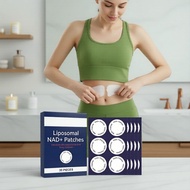 30NAD+、CoQ10,  30 Keping Tampalan Kulit Vitamin dengan NAD+, CoQ10 & Resveratrol – Revitalisasi Muda