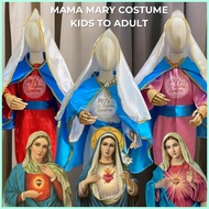 ✓ ▩ ♞MAMA MARY COSTUME FOR KIDS TO ADULT