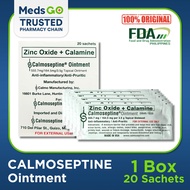 Calmoseptine Ointment - 1 Box x 20 Sachet (Zinc Oxide Calamine ointment)