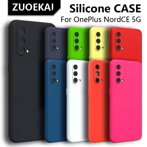 For OnePlus Nord CE 5G NordCE N10 N100 N200 Case High Quality Liquid Silicone Soft Cover For One Plu