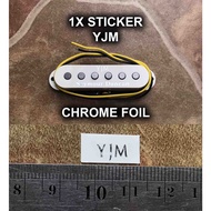 Yjm Pickup Sticker For Humbucker Single Soapbar Pickups Guitar Or Bass Electric Decal