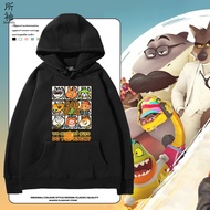 Bad League Big Bad Wolf Hooded Guards Men and Women anime Cartoon