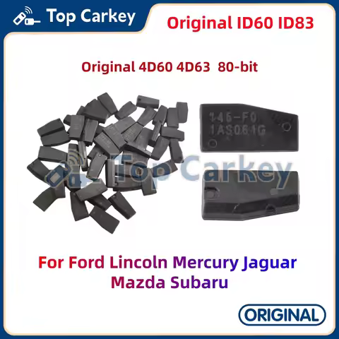 3/5/10pcs Original 4D60 4D63 ID60 ID83 80-bit Ceramic Transponder Chip for Ford Lincoln Mercury Jagu