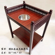 Mahjong Table Special Tea Table Tea Cup Rack Mahjong Hall Tea Water Rack Steel Wood Tea Table Integr