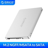 ORICO M.2คู่ MSATA ถึง SATA NGFF 3.0 SSD เป็น2.5นิ้วแปลงการ์ดอะแดปเตอร์สนับสนุนการ์ด SSD SSD ประเภท2230 2242 2260 2280สำหรับ Samsung