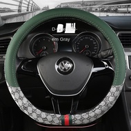 Spot goods apply to Toyota ALTIS Roomy Alphard Granace altis Harrier fortuner Rush Hilux Yaris Car Steering Wheel Cover Leather car accessories diameter 38cm