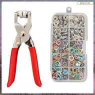 [L E U R] Grommet Pliers Kit Punch Kit the Snap Fastener Kit Grommet Tool Kit