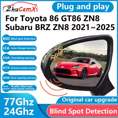 for Toyota 86 GT86 ZN8 Subaru BRZ ZN8 2021~2025 BSD Blind Spot Detection Sensor Radar Driving Warnin