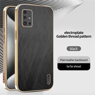 Ốp cho sasmung Galaxy A51 A71 4G 5g khung mạ điện vỏ điện thoại Ống kính bảo vệ toàn bộ không dính v