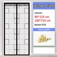 Tirai Magnet  Tirai Magnet Elegan bahan plastik PVC Gorden Magnet Anti Nyamuk  90x210cm( Khusus Ruangan Ber-AC)  Tirai Pintu kamar  Anti Nyamuk Kawat Nyamuk