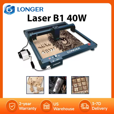 LONGER Laser B1 40W Engraver Cutter 36000mm/min High Speed Diode Laser Technology Engraving 450*440m