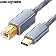 ANHENGXIN USB C to USB B Cable Controlle Cable 0.5m/1m/1.5m/2m/3m USB2.0 Female USB B 2.0 480Mbps Da