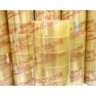 Combo of 3 clear Adhesive Tapes 200Yard 4F8 1.8Kg (1 Stick 6 Rolls) packing tape to attach 55mic thi