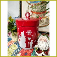 ◈ ━ ☮ Teleflora Snowman Cookie/Snack Jar   La Seramika